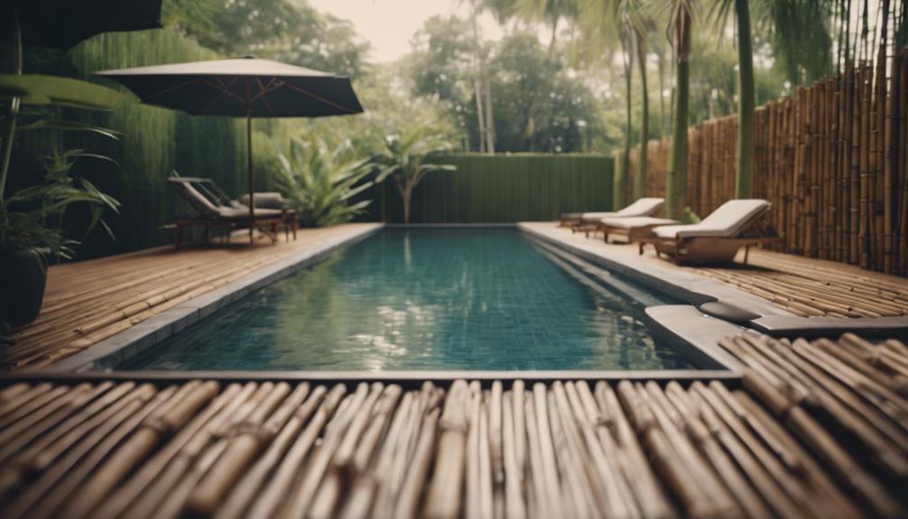 bamboo pool fencing ideas
