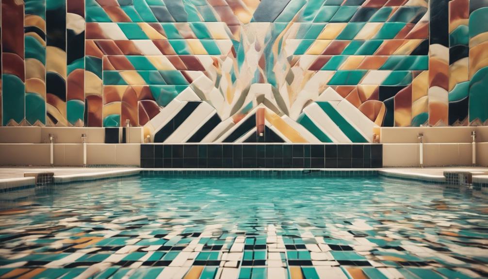 captivating art deco pool