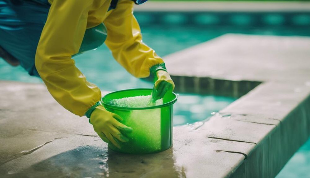 chlorine wash for pools