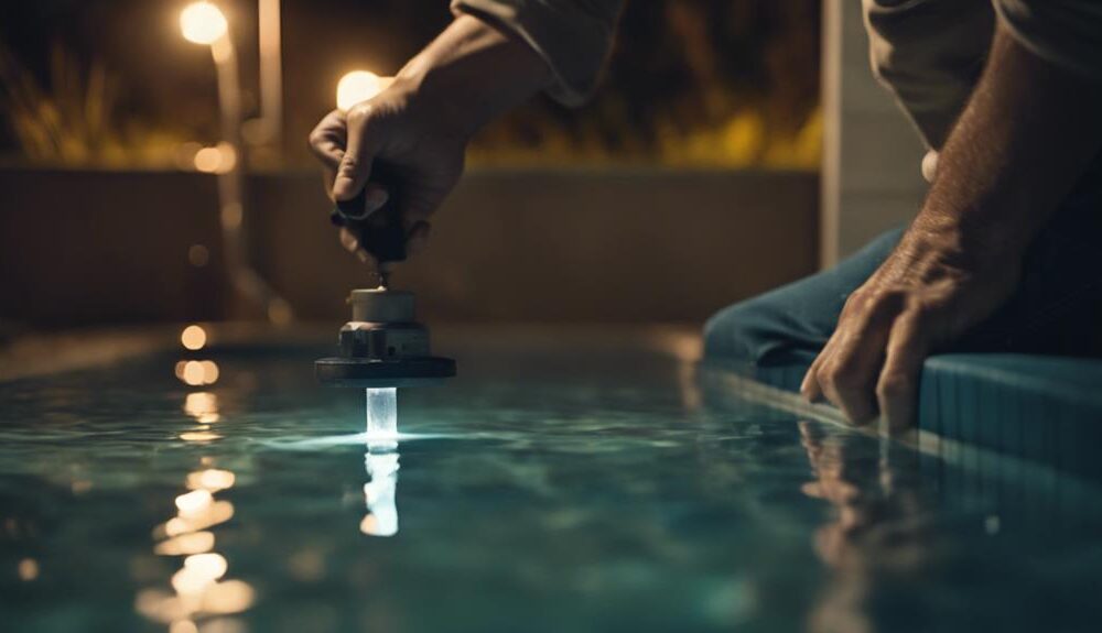 detecting pool water loss