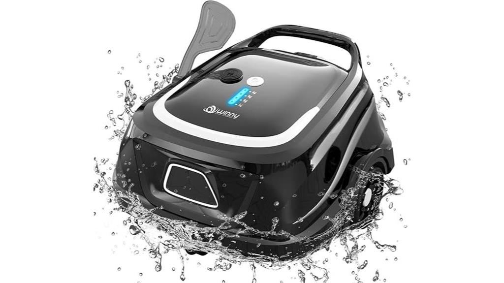 efficient robotic pool cleaning