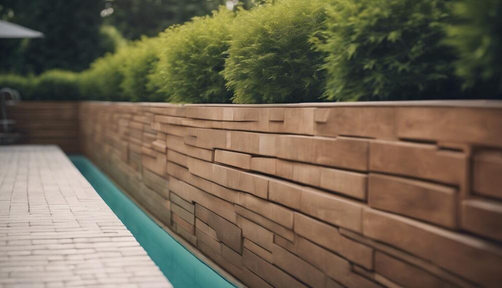 innovative pool wall design