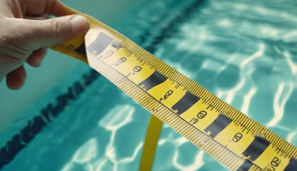 measuring pool length accurately