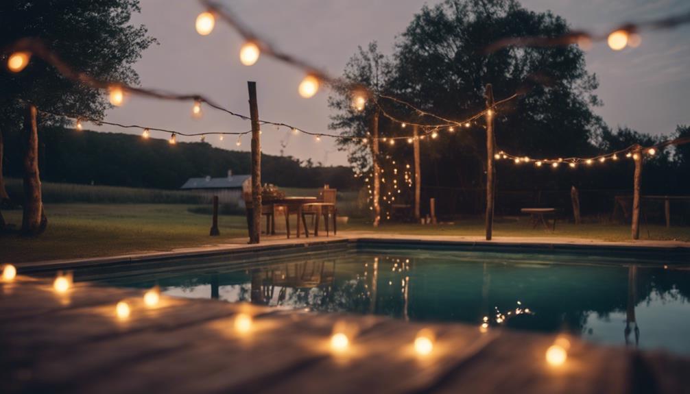 outdoor pool lighting ideas