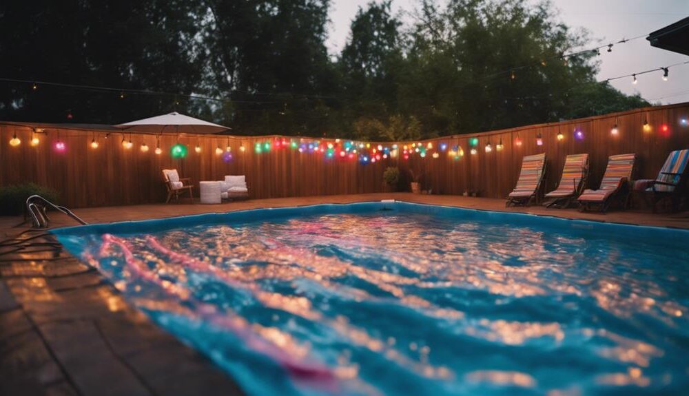 pool cover for party