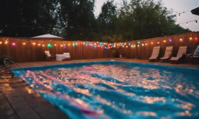 pool cover for party