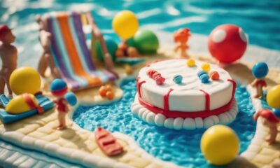 pool party cake ideas