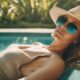 poolside glow sunbathing tips