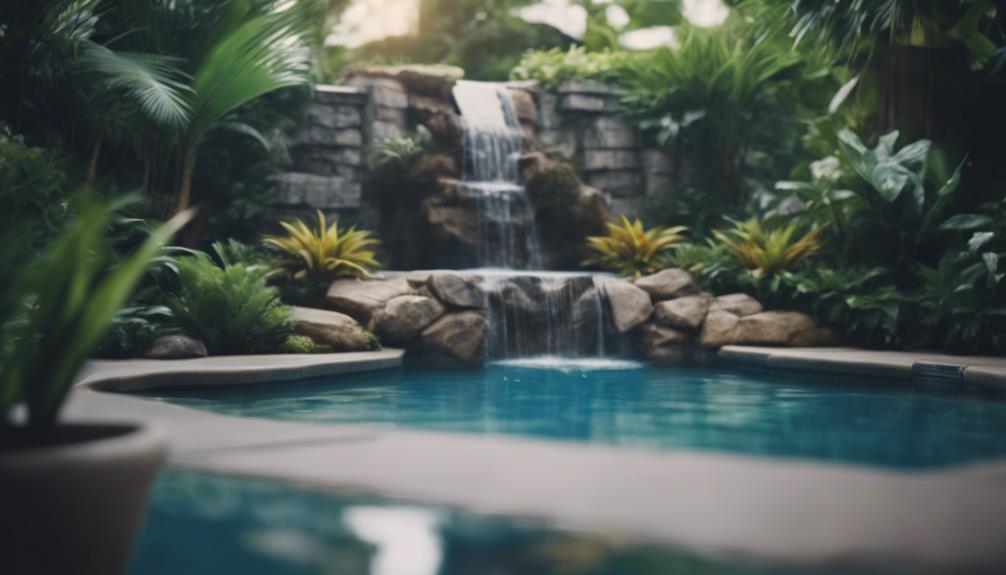 soothing water in garden