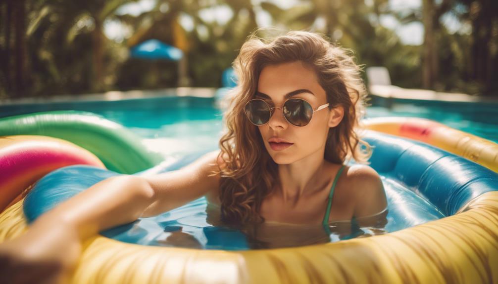 swimming pool photoshoot ideas