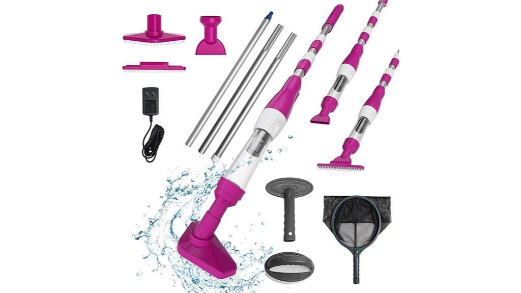 versatile cordless pool vacuum