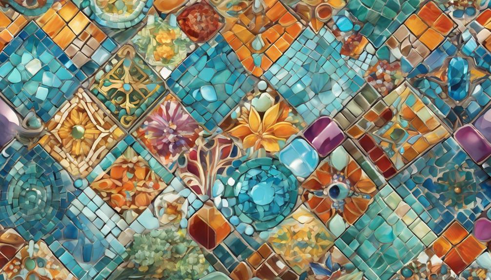 artistic mosaic glass brilliance