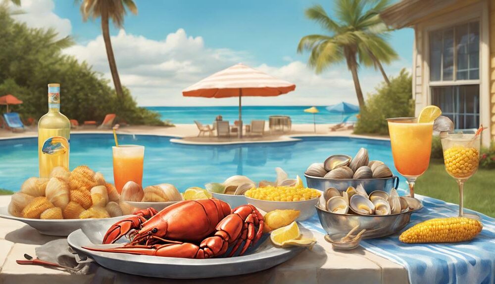 clambake by the pool