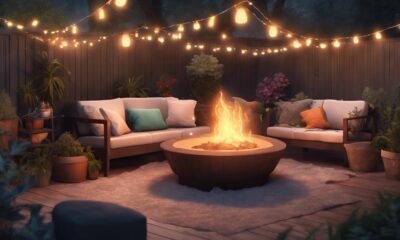 create a cozy backyard