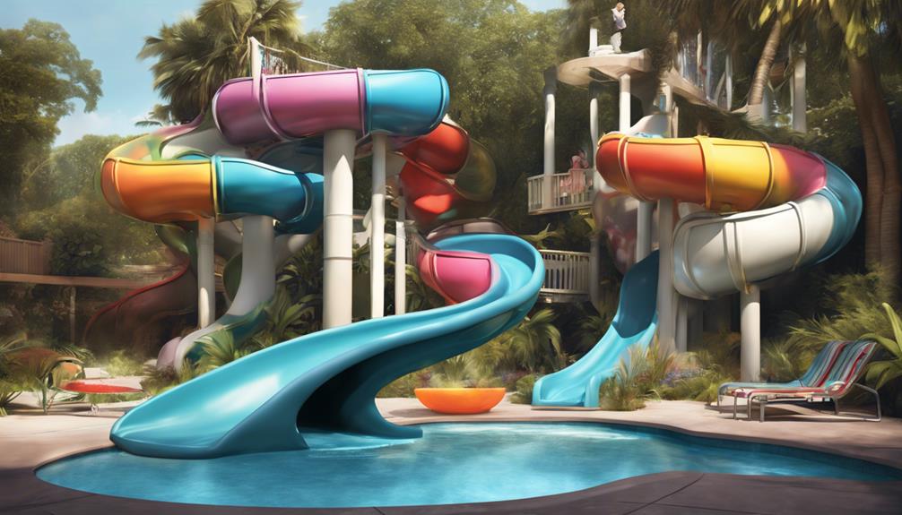 customized pool slide creation