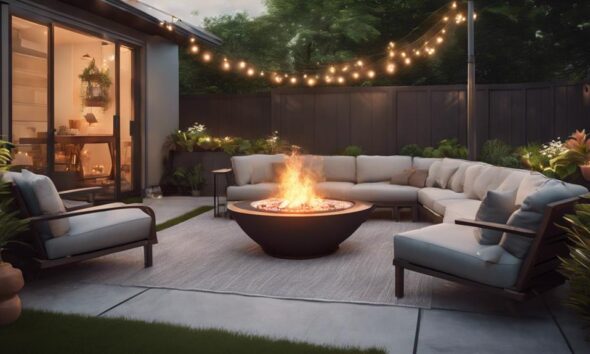 enhance outdoors with fire