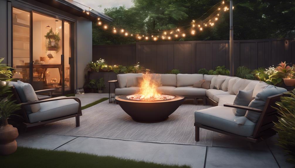 enhance outdoors with fire