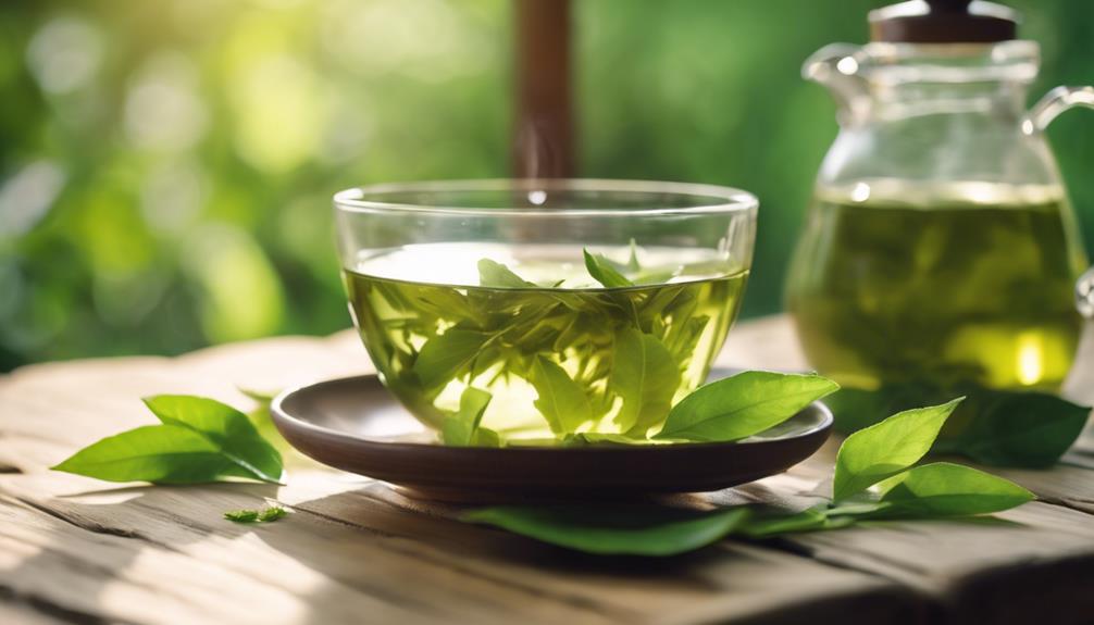 green tea compression methods