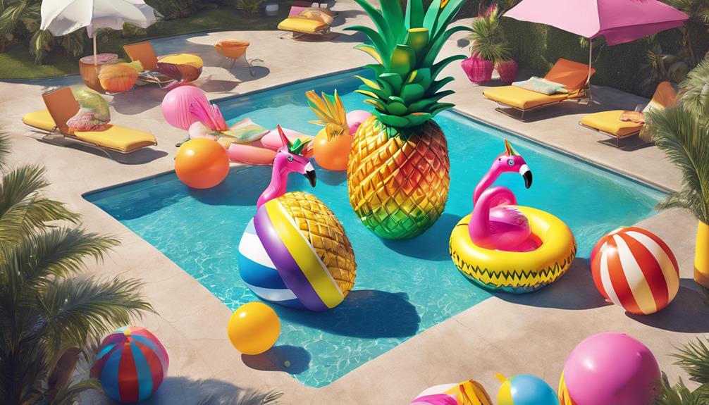 inflatable pool accessories trend