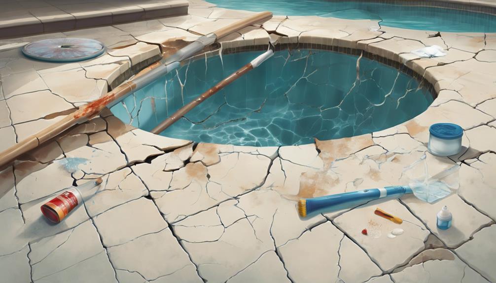 pool crack repair options