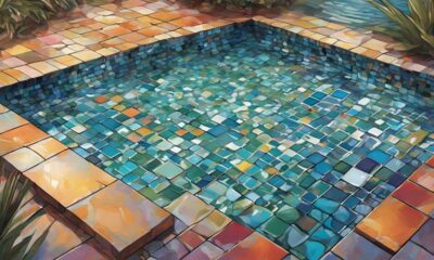 pool design with glass