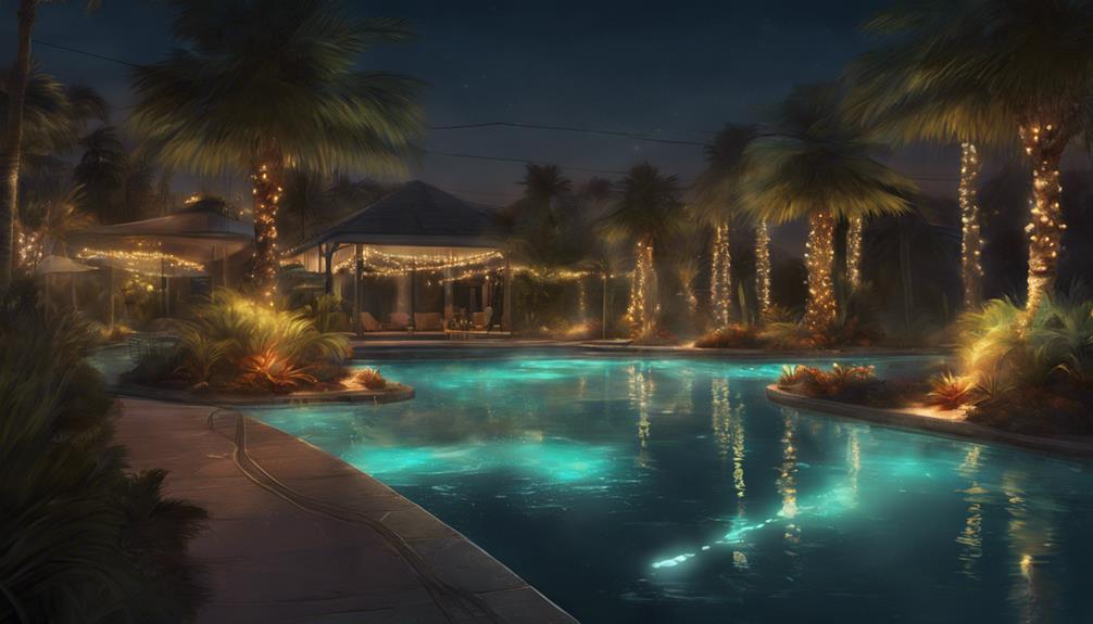 poolside lighting design ideas