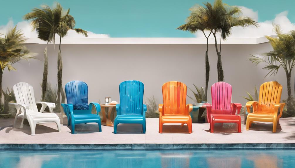 poolside seating options explained