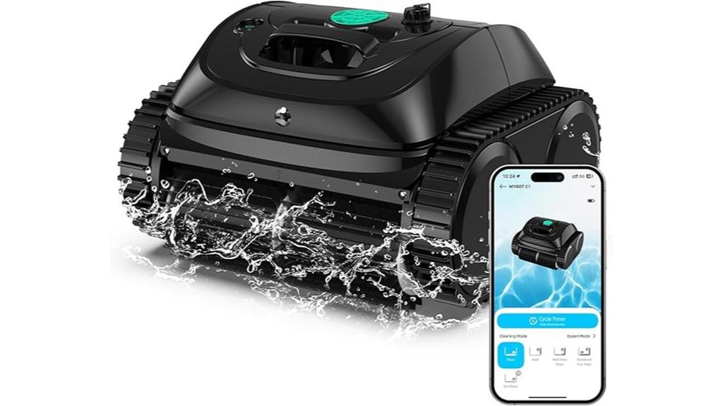 2025 upgraded robotic pool cleaner