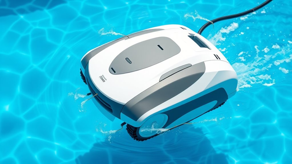 autonomous sensor driven pool cleaning