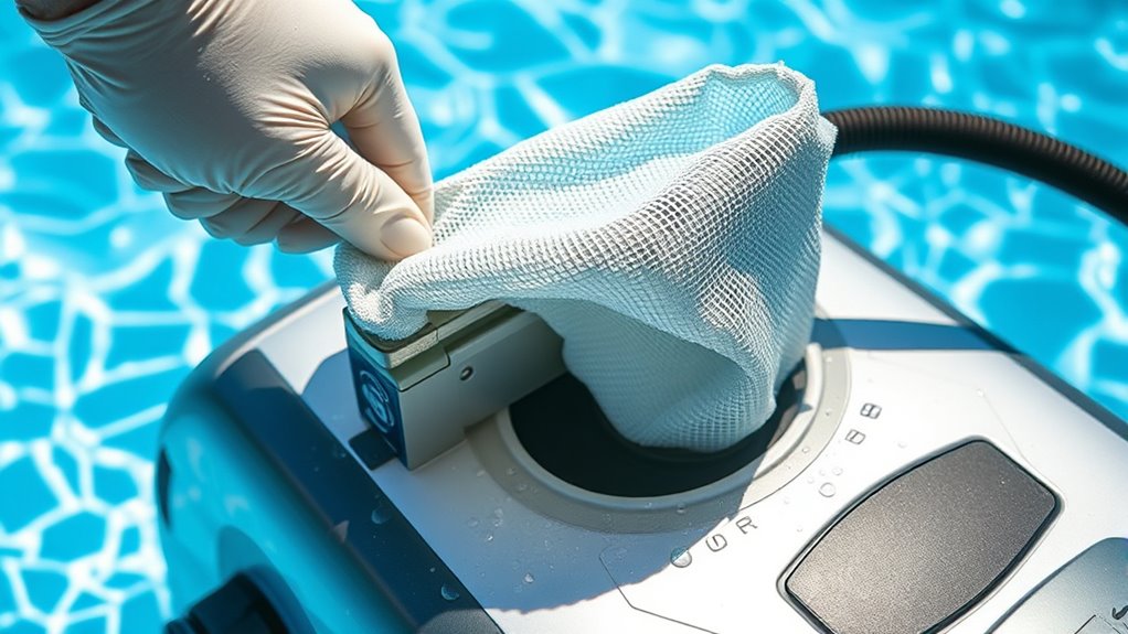changing pool cleaner bags