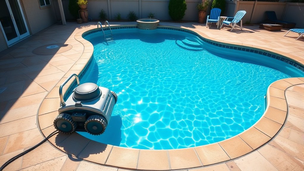 clear pool area hazards