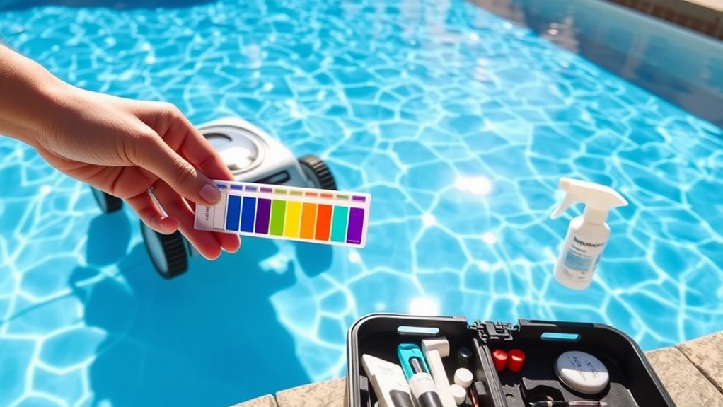 consistent chemical level monitoring