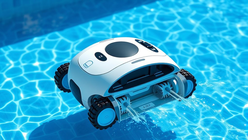 efficient autonomous pool cleaning