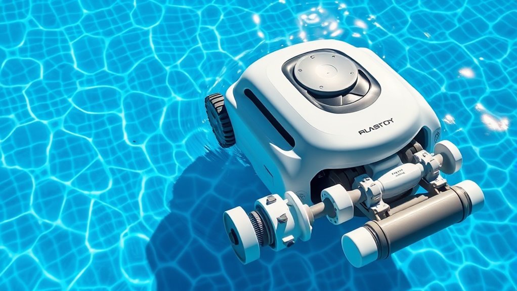 energy efficient robotic pool cleaners