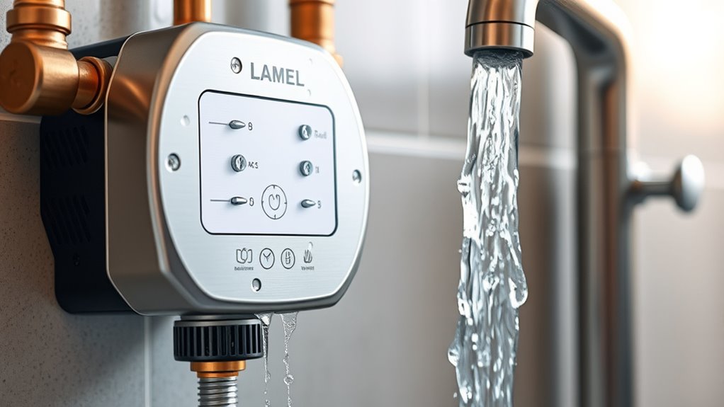 enhances water pressure consistently
