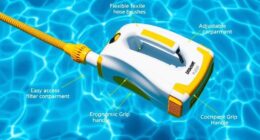 key suction pool cleaner features