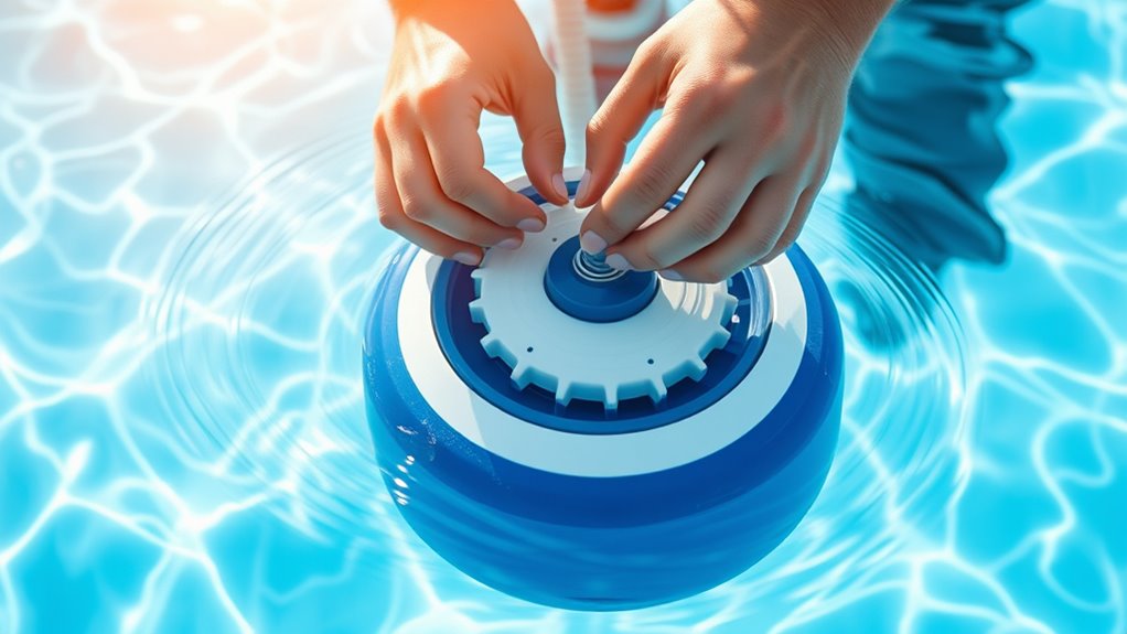 maintain optimal pool water flow