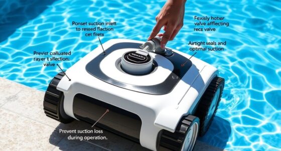 maintain proper pool suction