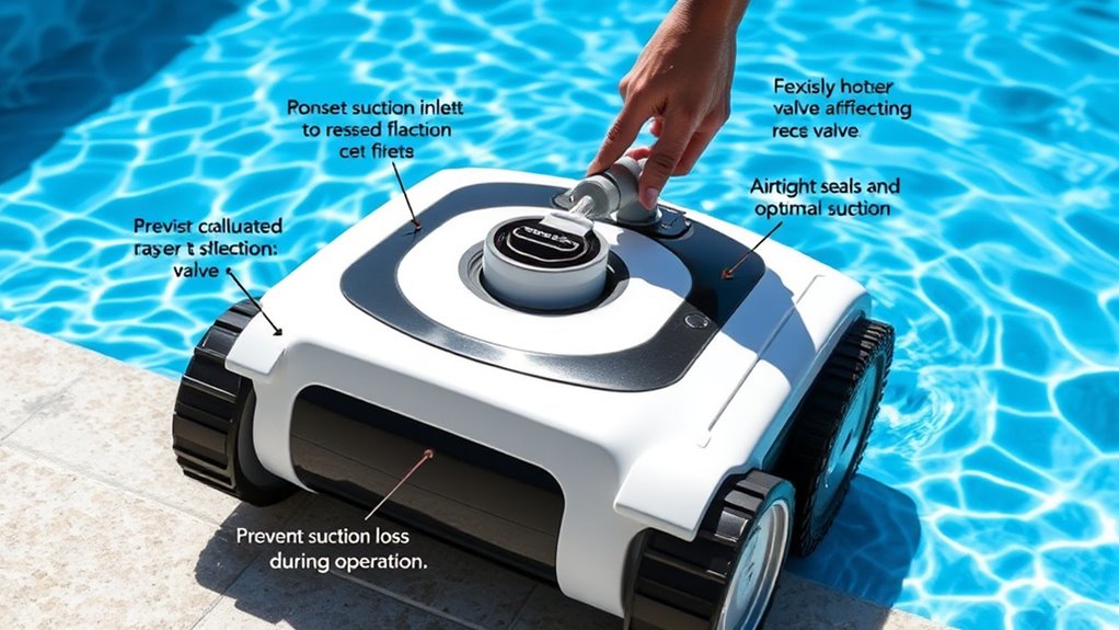 maintain proper pool suction