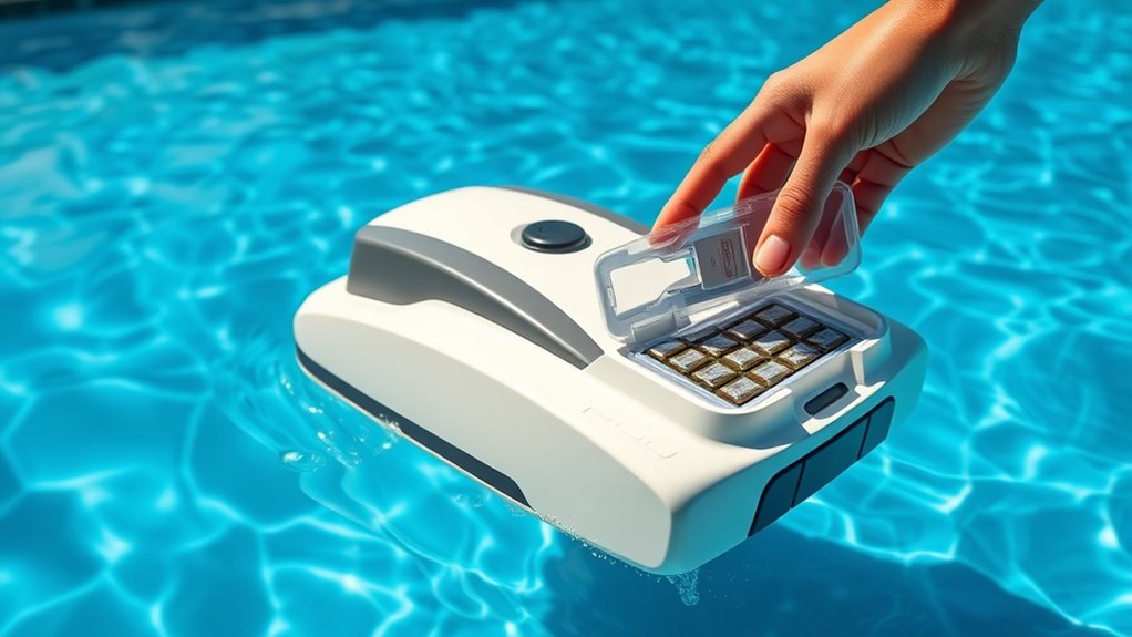 maintain robotic pool battery