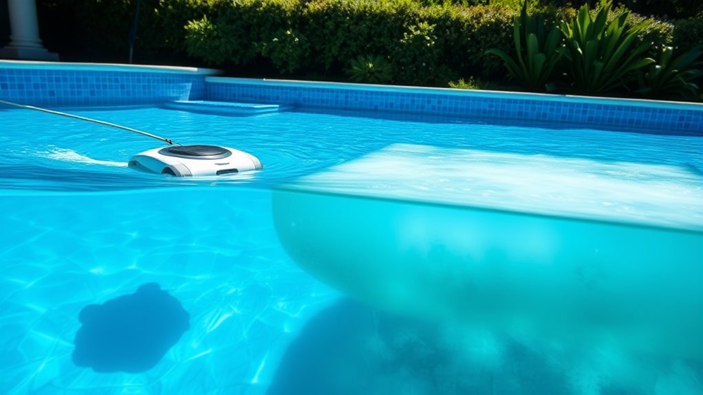 manual chemical pool intervention