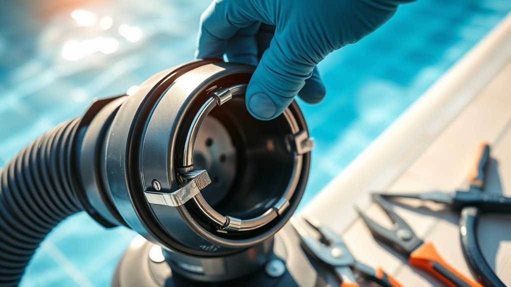 perform regular pool cleaner maintenance