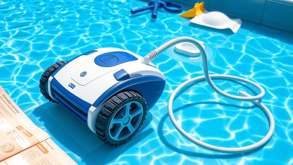 pool cleaner maintenance instructions