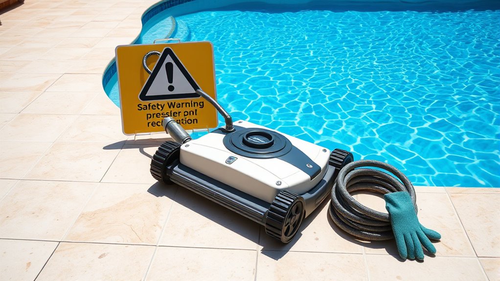 pool cleaner safety precautions