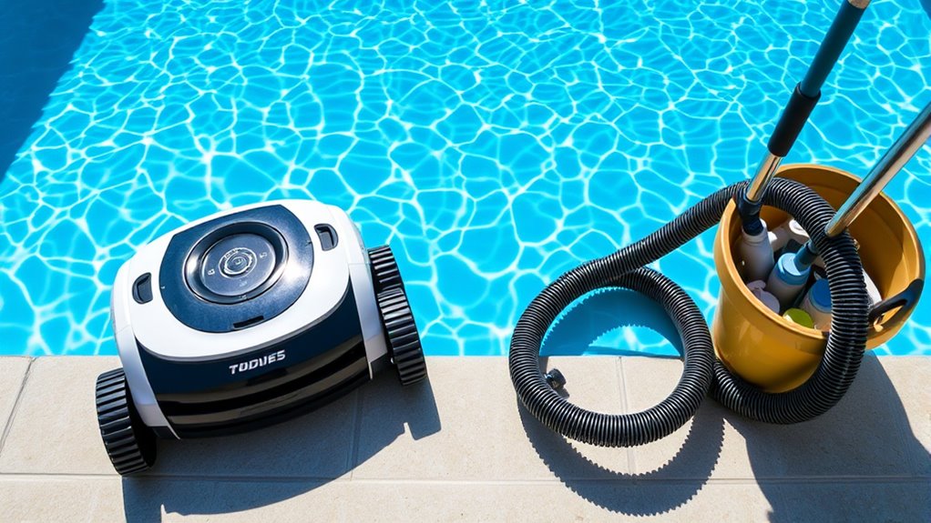 pool cleaning methods comparison