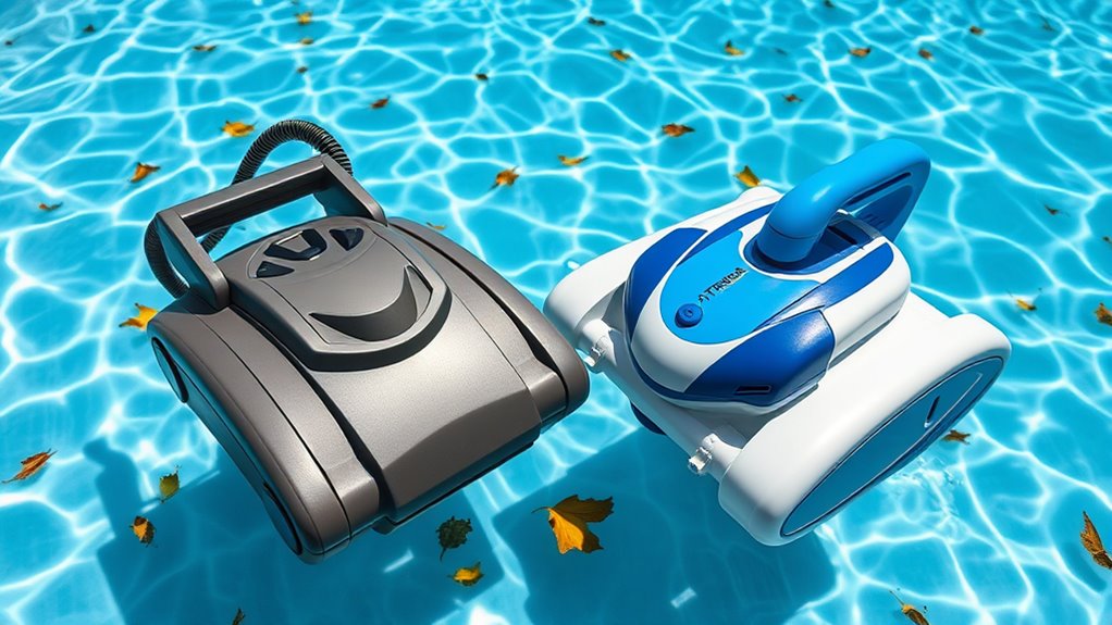 pool size debris energy efficiency