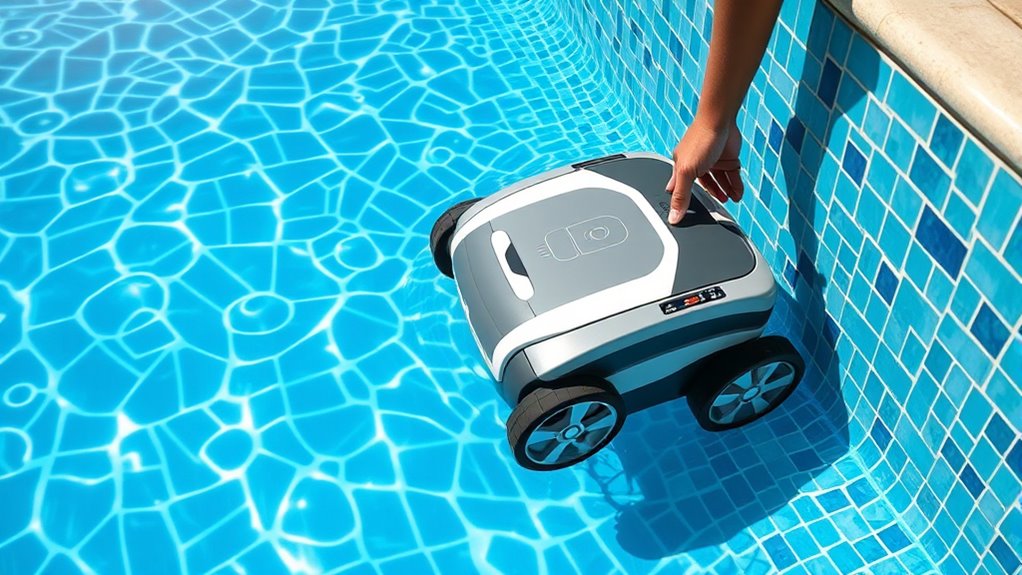 proper pool cleaner placement