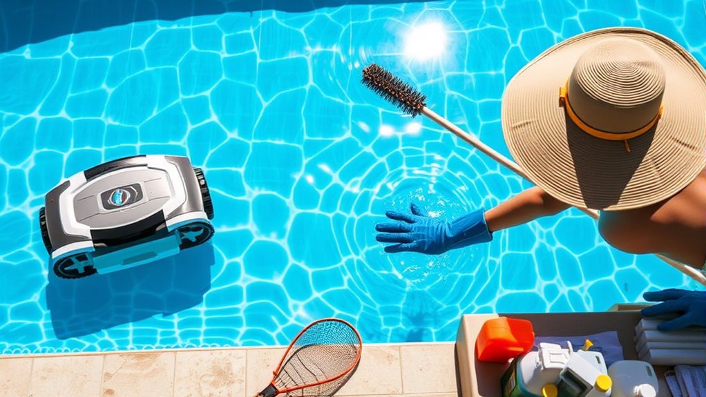 regular pool maintenance checklist