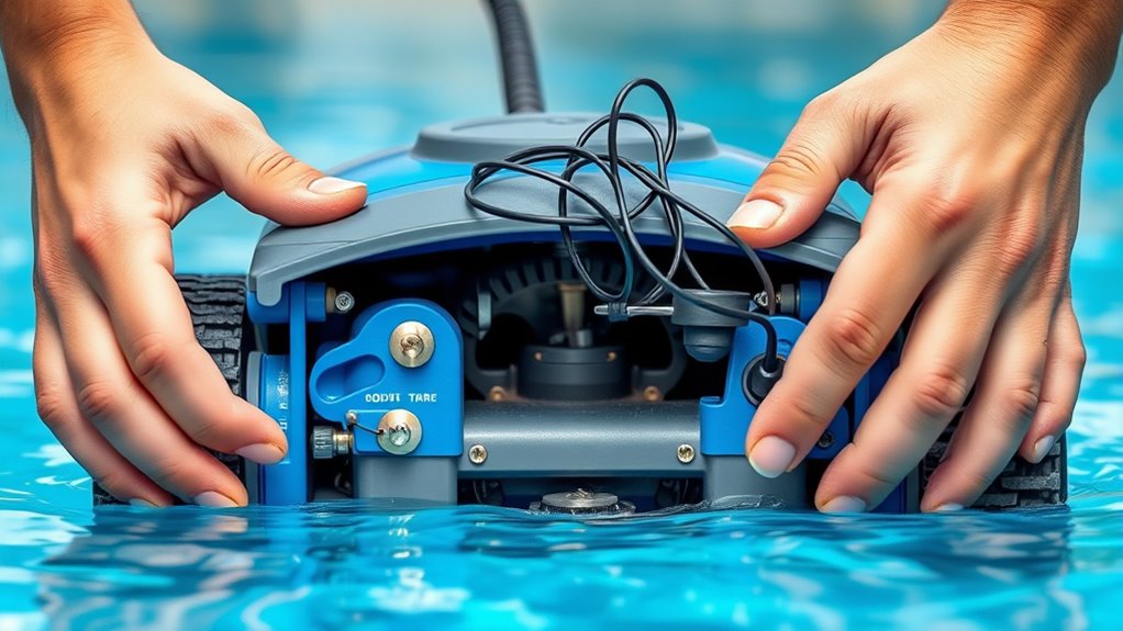 robotic pool cleaner maintenance