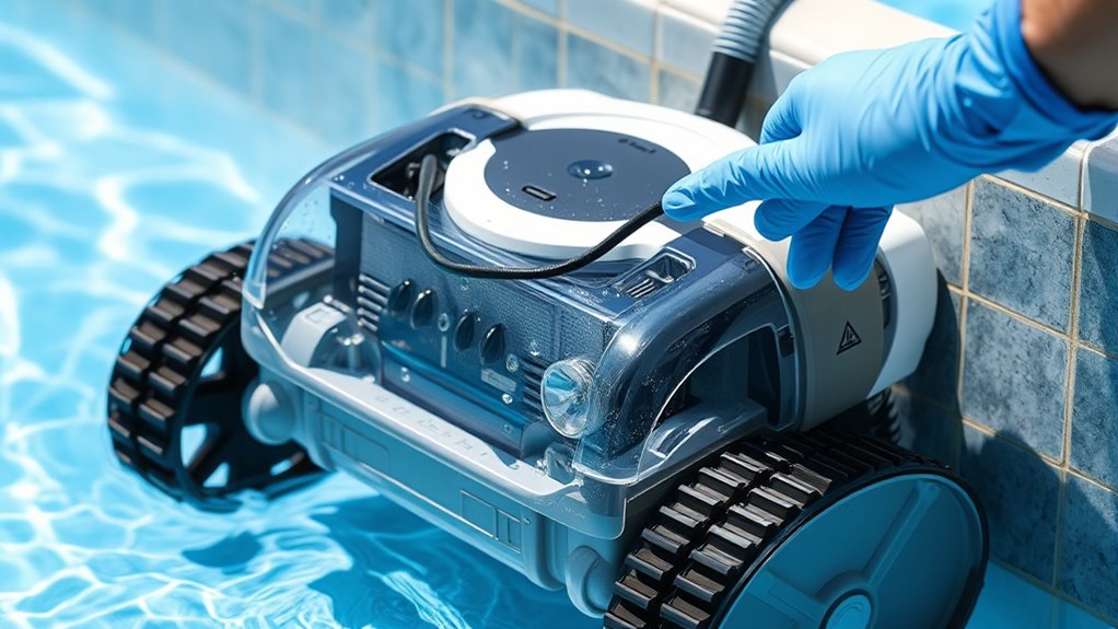 robotic pool cleaner troubleshooting